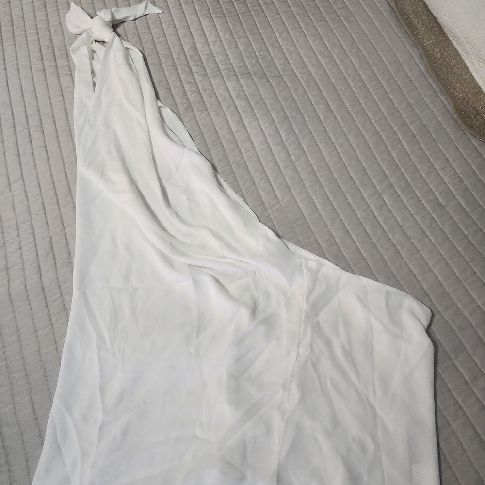 Fashion Nova White Halter Blouse - Picture 3 of 3